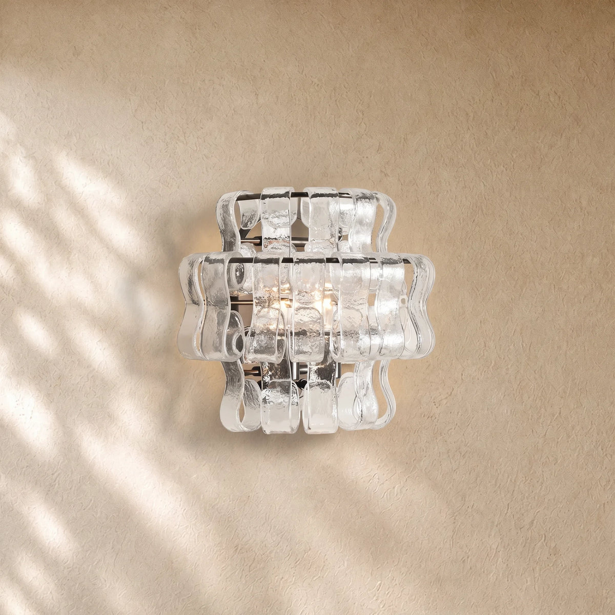 Ghiacci Glass Wall Sconce
