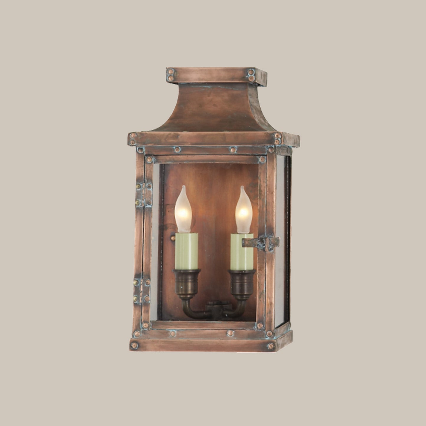 Rustic Outdoor Wall Lantern
