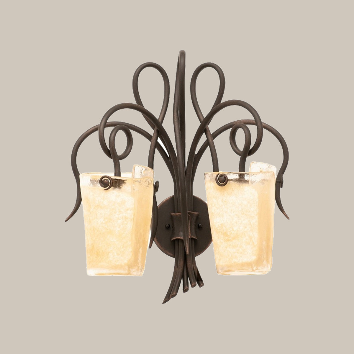 Scrollwork 2-Light Wall Sconce