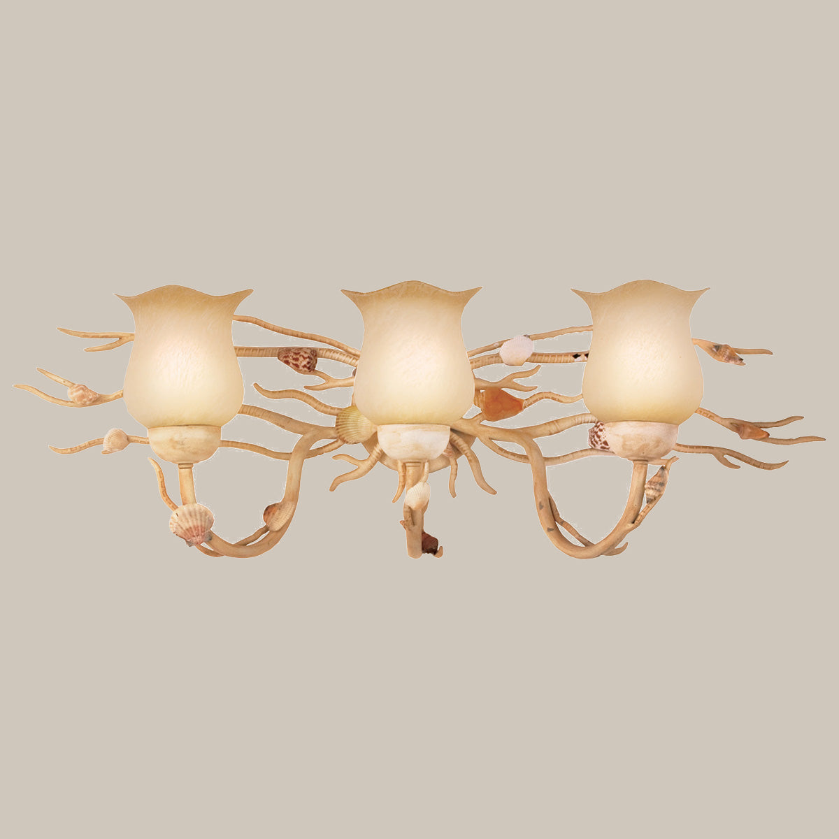Seashell 3-Light Wall Sconce