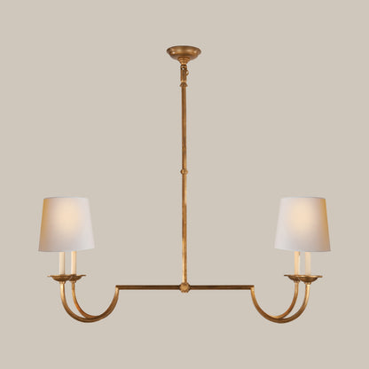 Two-Light Linear Chandelier