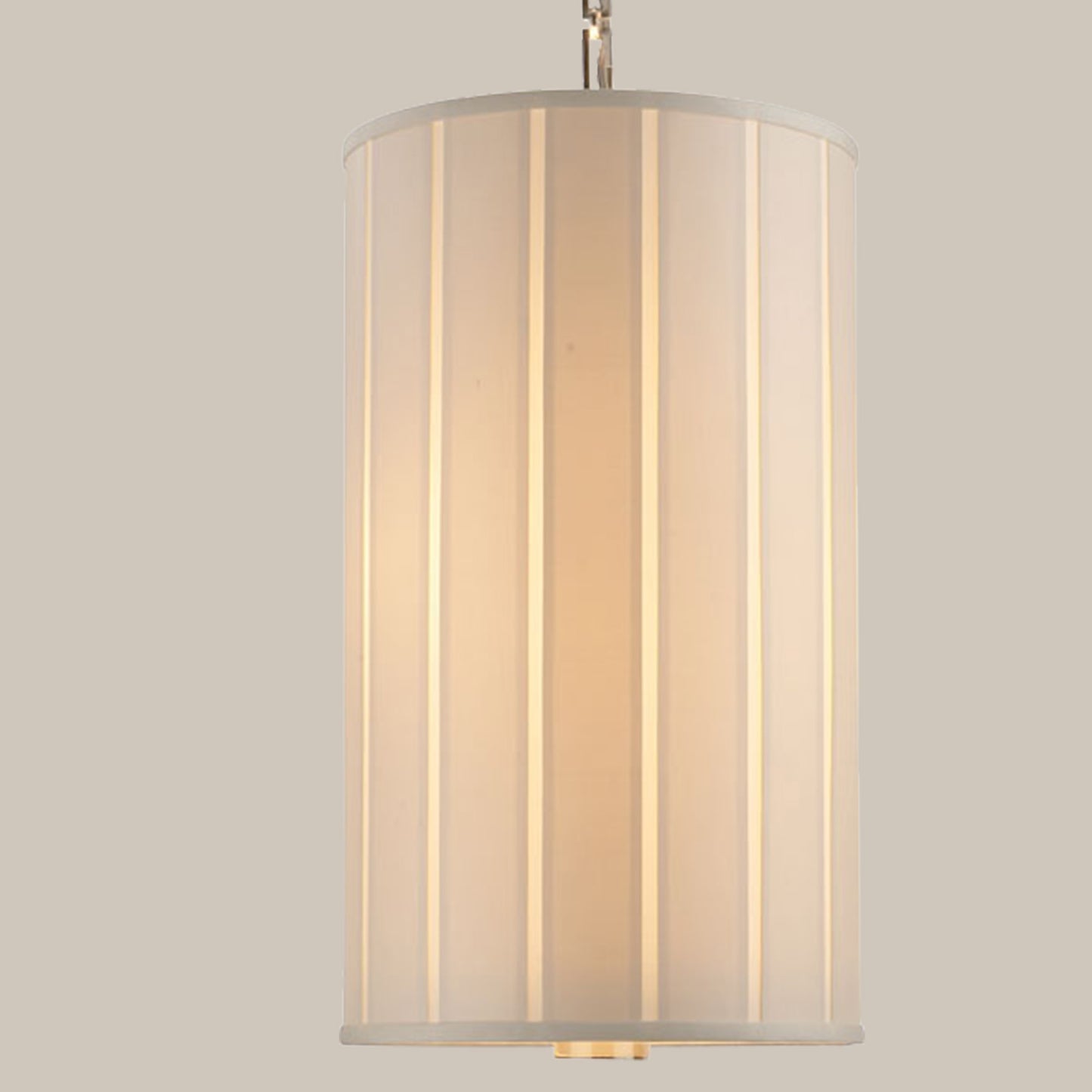 Modern Fabric Cylinder Pendant Light