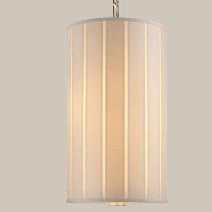 Modern Fabric Cylinder Pendant Light