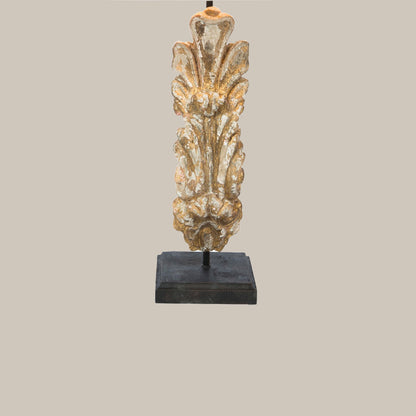 Vintage Carved Table Lamp