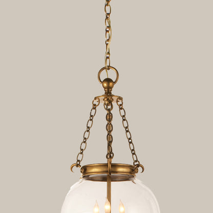 Glass Globe Pendant Light