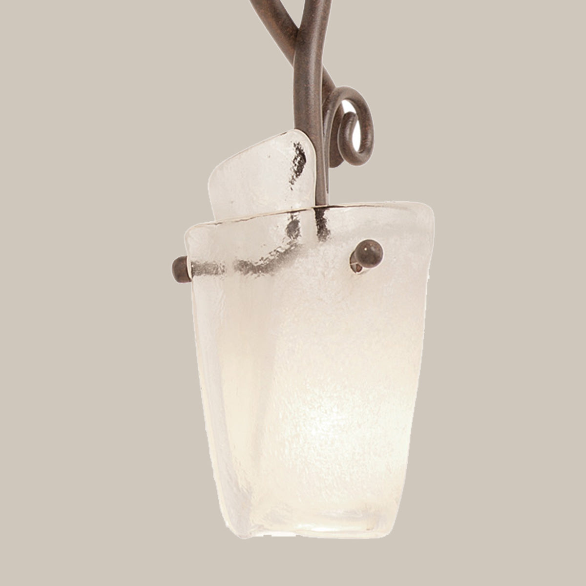 Curved Arm 2-Light Wall Sconce