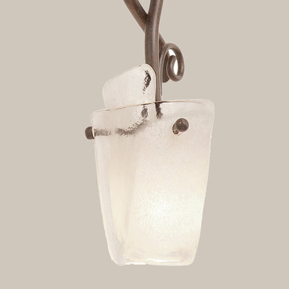 Curved Arm 2-Light Wall Sconce