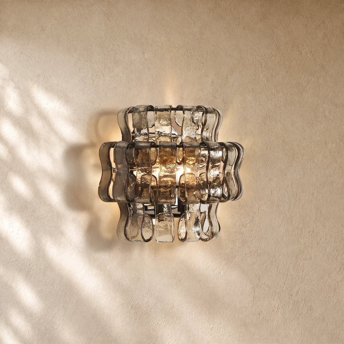 Ghiacci Glass Wall Sconce