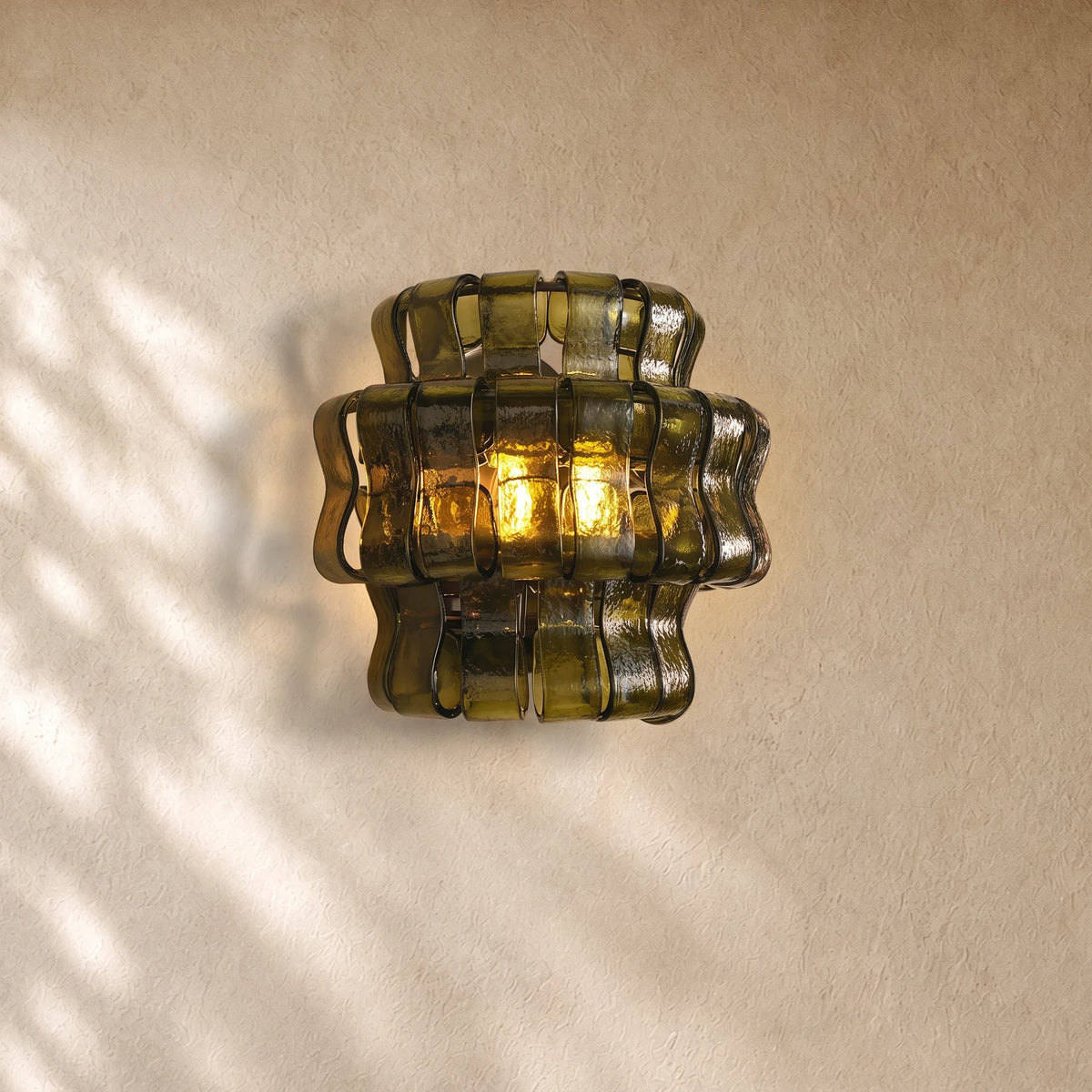 Ghiacci Glass Wall Sconce