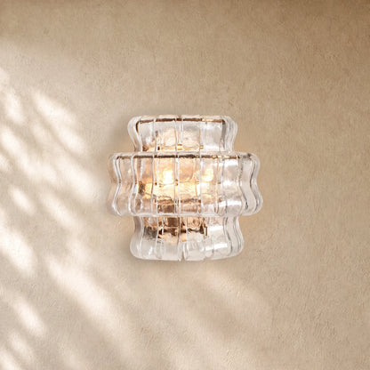 Ghiacci Glass Wall Sconce