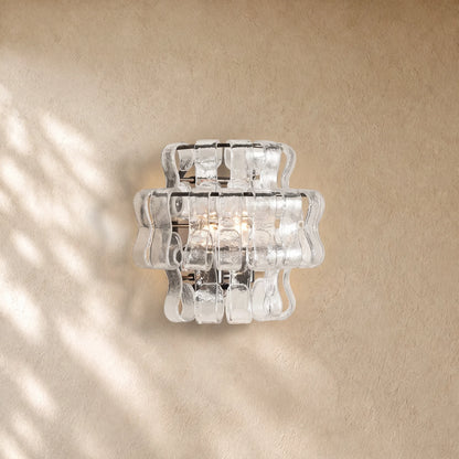 Ghiacci Glass Wall Sconce