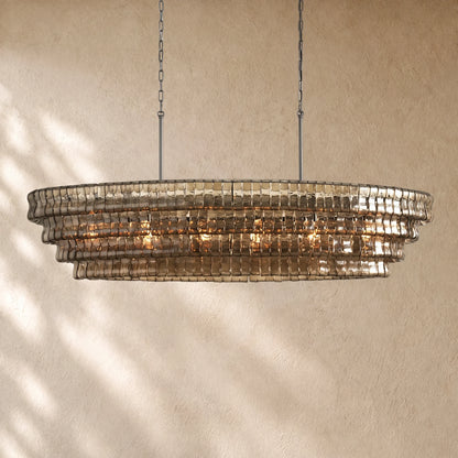 Ghiacci Oval Chandelier