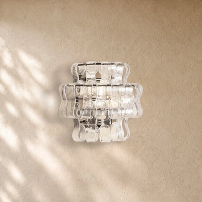 Ghiacci Glass Wall Sconce