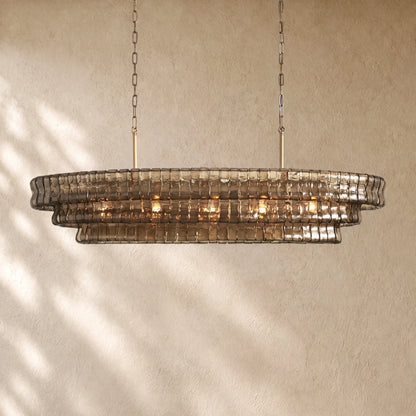 Ghiacci Oval Chandelier