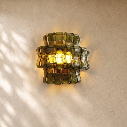 Ghiacci Glass Wall Sconce